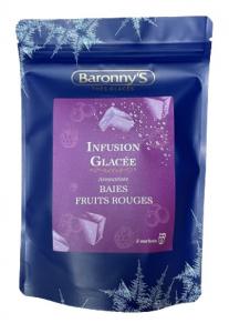 Infusion glacée saveur baies fruits rouges