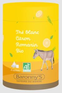 Thé Blanc Citron Romarin Bio