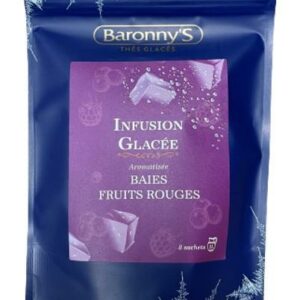 Infusion glacée saveur baies fruits rouges