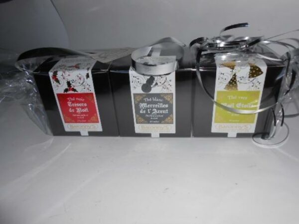 Le trio Thés de Noël Baronny's