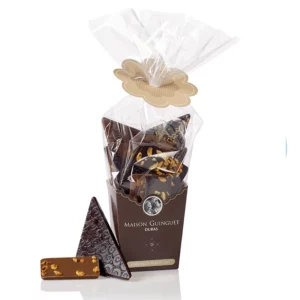 Boîte à sac 250g chocolats noir et lait