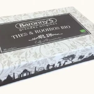 Coffret Thés et Rooibos BIO Grandes Origines - boite fermée