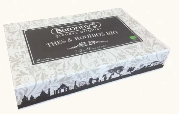 Coffret Thés et Rooibos BIO Grandes Origines - boite fermée