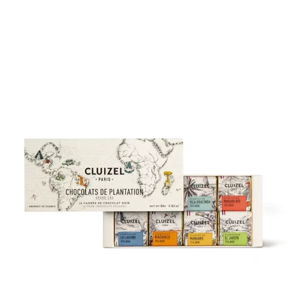 Etui de chocolats noirs de plantation 80g